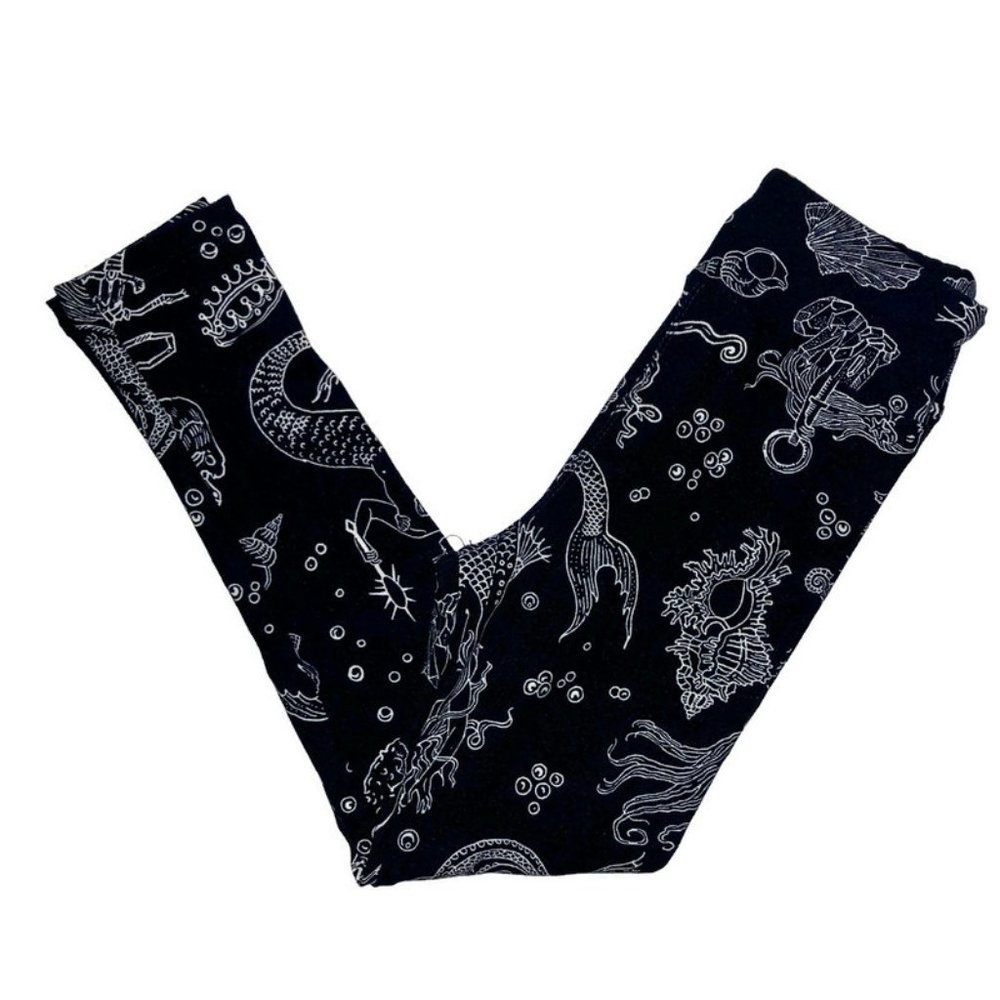 LuLaRoe - Mermaid Legging - Kids S/M
